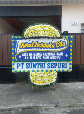 Papan Bunga Duka di Jalaksana